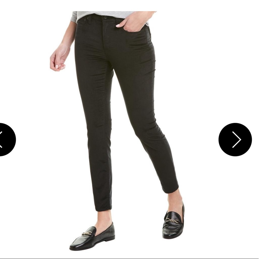 NWT J.Crew Black Velvet 9”High Rise Toothpick 28